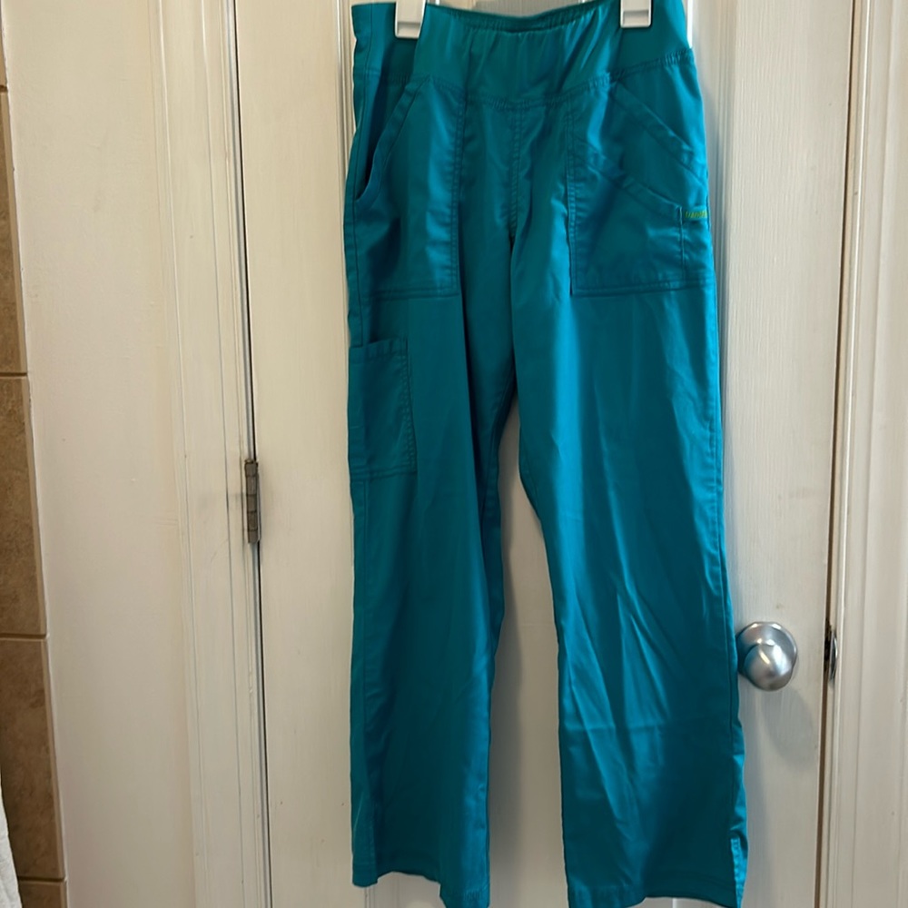Teal Landau scrub pants